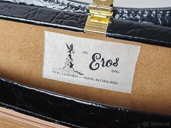 Vintage kožená kabelka - 7