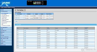 Gigabit Managed Switch Planet GSD-1020S 8+2 portový - 7