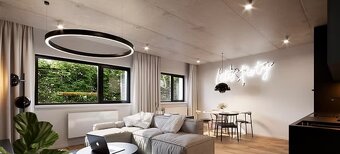 Stropní nastavitelné led světlo s 2 prsteny - bílá mat - 7
