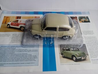 Seat (FIAT ) 600, kovový model 1:18, 1/18 Solido - 7