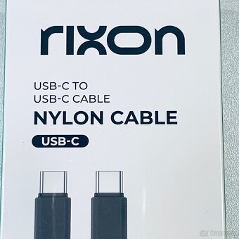 Rixon datový a nabíjecí kabel USB-C /USB-C, nový - 7