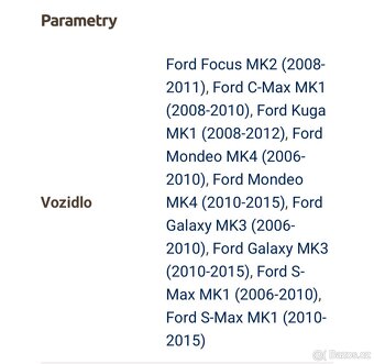 Prodám autorádio Ford 6000 CD - 7