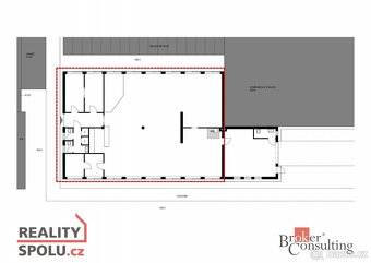 Pronájem, komerční/obchodní prostory, 330 m2, Komenského 188 - 7