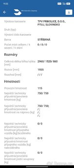 Přívěsný vozík za auto 750kg - 7