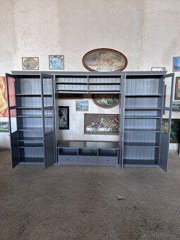Ikea obývací stěna LIATORP ( šedá ) - 7