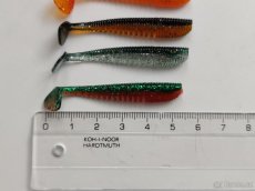 Okoun/pstruh set 7ks superjemných gumových nástrah Grub Shad - 7