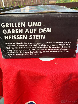 Prod.„ZÁŽITKOVÝ“GRIL,kamenná deska k přípravě jídla u stolu - 7