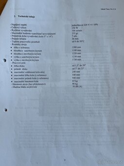 Vyvažovačka kol TECO 74 - 7