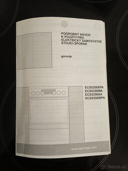 Sporák Gorenje sklokeramická deska + horkovzdušná trouba - 7