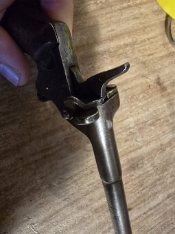 Krásná historická pistole flobertka/ ptačnice 6mm - 7