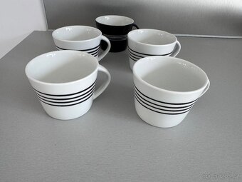 Porcelánová sada- talíře, misky, čaj, káva. 36 ks - 7