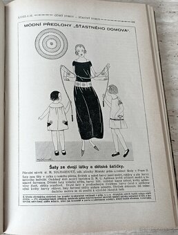 Časopisy Šťastný domov, dva svázané ročníky 1923 a 1924 - 7