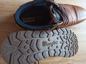 Zánovní kožené značkové pánské boty - 7