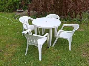 Plast židle, křesla zahradní více ks - 7