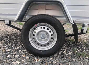 Přívěsný vozík 265x145cm, plachta, 750kg,130km/h - 7