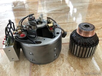 Jawa 250 / 11 pérák - zapalování po GO , mínus pól - 7