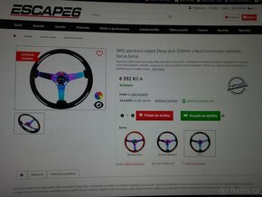 Sportovní volant NRG s pevnou nábou - 7