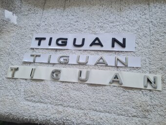 Chrómové a čierne nápisy na kufor VOLKSWAGEN - 7