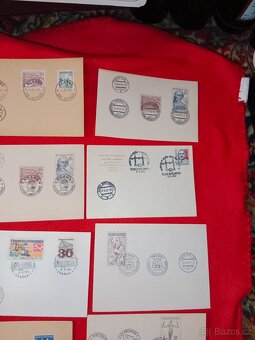 Známky, razítka atd. cca 1 000 ks - 7