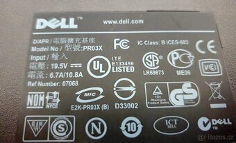 2x dokovací stanice Dell + origo 130w dell adapter. - 7