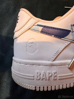 Bape Sta Low White ABC Camo Blue - 7