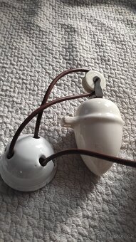 Starožitný stahovací lustr - 7