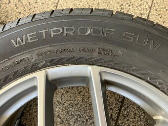 Hliníkové disky R17 Borbet 5x100 Subaru + 225/60 R17 Nokian - 7