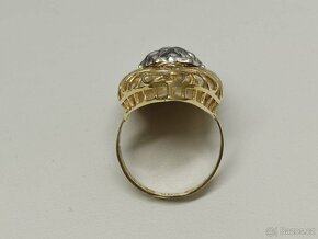 Dámský zlatý prsten Versace - 7