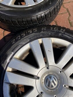 Sada kol Alu vč. zimní pneu , VW Pasat B-6, ET45,7Jx16 - 7
