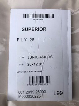 Prodám dětské MTB Superior Fly 26” - Shimano Deore - 7