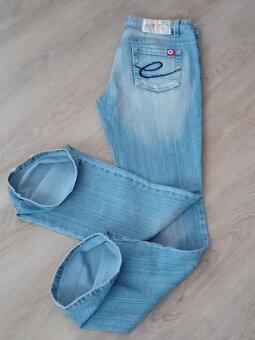 DÁMSKÉ DŽÍNY S VÝŠIVKAMI - vel.L/XL /zn.M.K Jeans - 7