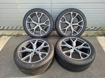 Originál sada 21" BMW G05, X5, X6 style 741M - TOP - 7
