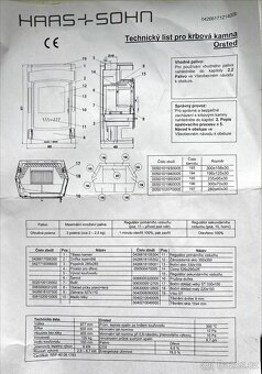 Krbová kamna HAAS+SOHN, model ORSTED - 7