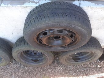 kompletní letní kola fabia 1 4x plech disky 6x14 ET 43, letn - 7