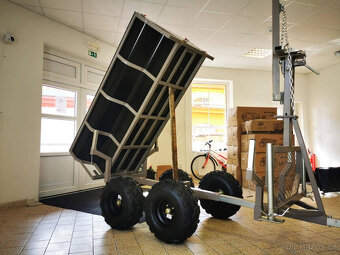 Vozík za čtyřkolku černý - 7