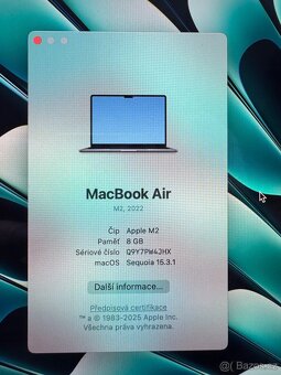 MacBook Air 13” M2 256GB Midnight - 7