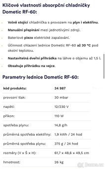 Lednice Dometic CombiCool RF-60 - 7