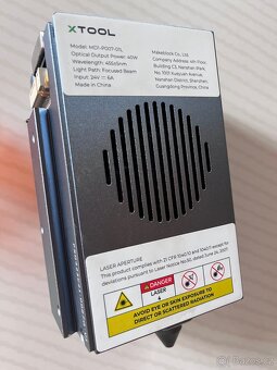 xTool D1 Pro 40W gravírka -rozšíř. prac. plocha+mnoho přísl. - 7