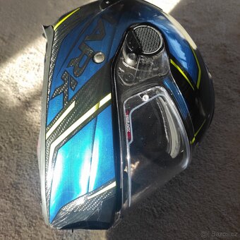Moto přilba SHARK SPARTAN GT CARBON BLUE KROMIUM - 7