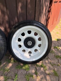Převářky 4x100 R14 195/45 + středy VW - 7