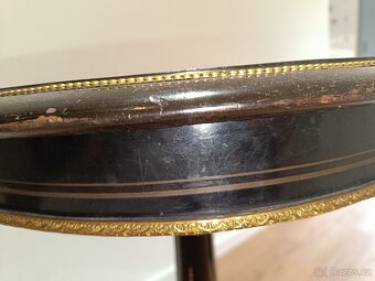 Starožitná křesílka, stolek a taburetka - 7