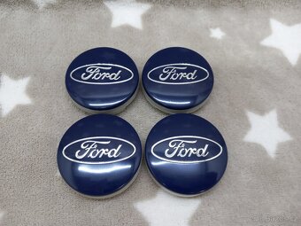 Středové krytky Ford, 54x52mm Modré - 7