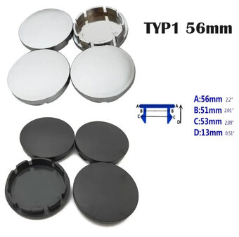 56/60mm stredové krytky - 7