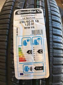 235/60 R18 Continental, celoroční sada pneu, 1ks-2500,-Kč - 7