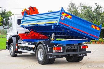 MERCEDES AXOR 18T TŘÍSTRANNÝ SKLÁPĚČ + HYDRAULICKÁ RUKA EU4 - 7
