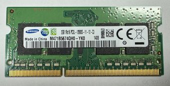 Paměťové moduly SO-DIMM 2GB DDR3 různé typy, více kusů - 7