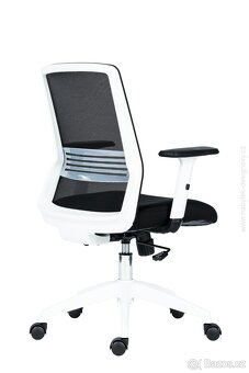 Prodám Kancelářská židle 2ks NOVELLO WHITE-BLACK - 7