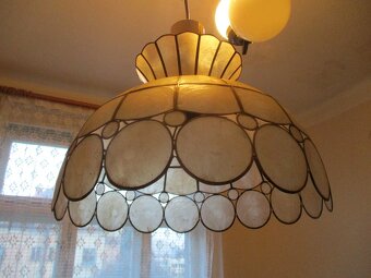 lustr, světlo, stínidlo, vitrážový, styl Tiffany - 7