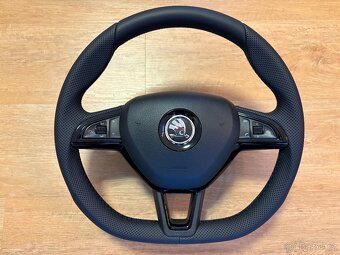 Plaketa + Rámeček volantu PIANO BLACK 5E0419685A, 5E0419685G - 7