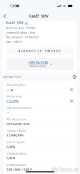 Hybridní asymetrický třífázový střídač/měnič Goodwe GW5K-ET - 7